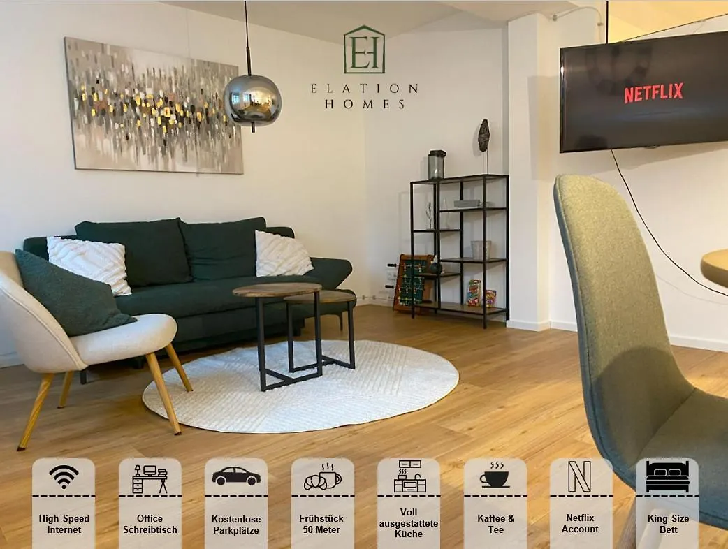 Oettingen in Bayern Traumhafte Business & Relax Wohnung Direkt Im Stadtkern Oettingens By Elation Homes 0*, Oettingen in Bayern גרמניה
