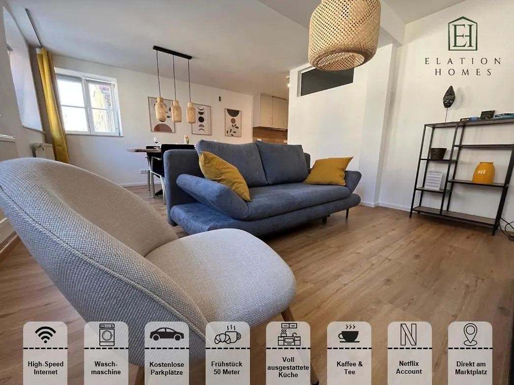 Traumhafte Business & Relax Wohnung Direkt Im Stadtkern Oettingens By Elation Homes Oettingen in Bayern Germany